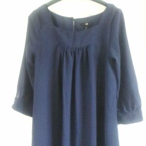 Navy blue H&M size 6 flowy mini dress